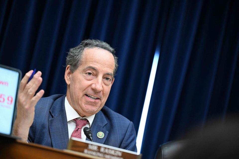 PHOTO: Rep. Jamie Raskin speaks during a House Committee on Oversight and Accountability hearing on Capitol Hill, Sept. 28, 2023. (Mandel Ngan/AFP via Getty Images)