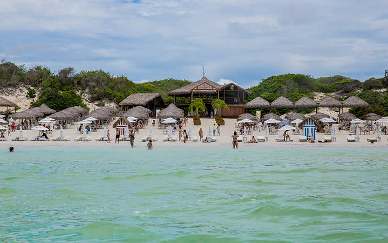 Lay back with a Caipirinha at Lagoa Azul - one of Jericoacoara’s lagoons.