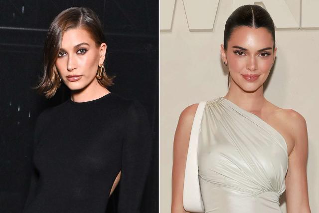 Kendall Jenner and Hailey Bieber Have a BFF Night Out in Paris at Rhode  Event