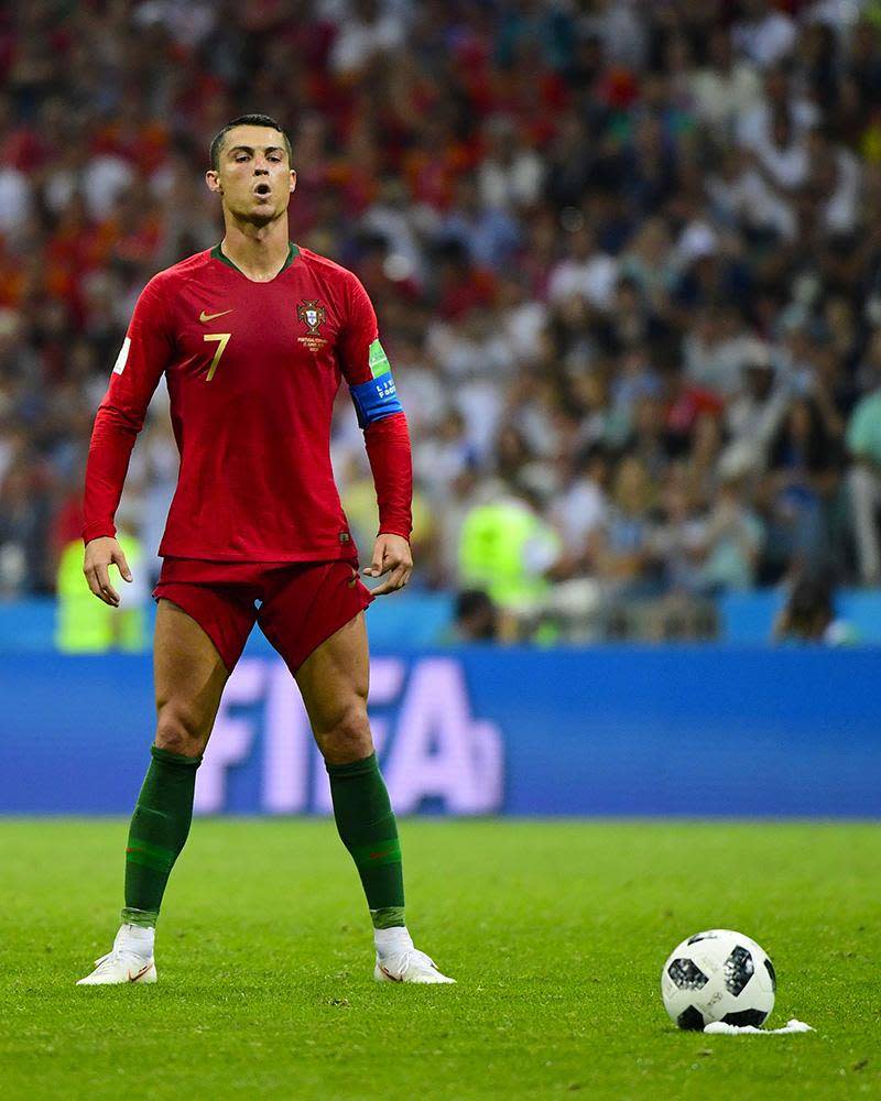 Ronaldo's free-kick was one to remember (AFP/Getty Images)