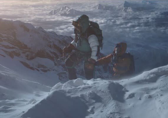 A brutal climb to the summit, in the film Everest Photo credit: GV.com.sg