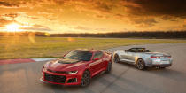 <p>Chevrolet isn't messing around with <a rel="nofollow noopener" href="http://www.roadandtrack.com/car-shows/new-york-auto-show/news/a28473/2017-chevrolet-camaro-zl1/" target="_blank" data-ylk="slk:its upcoming Camaro ZL1;elm:context_link;itc:0;sec:content-canvas" class="link ">its upcoming Camaro ZL1</a>. GM talking heads will rave endlessly about its new <a rel="nofollow noopener" href="http://www.roadandtrack.com/car-shows/new-york-auto-show/news/a28474/the-2017-ford-raptor-and-2017-camaro-zl1-use-the-same-automatic-transmission/" target="_blank" data-ylk="slk:10-speed automatic;elm:context_link;itc:0;sec:content-canvas" class="link ">10-speed automatic</a>, but we're more interested in its engine, the same 640-hp blown V8 that's in the CTS-V. We can't wait for this car. </p>