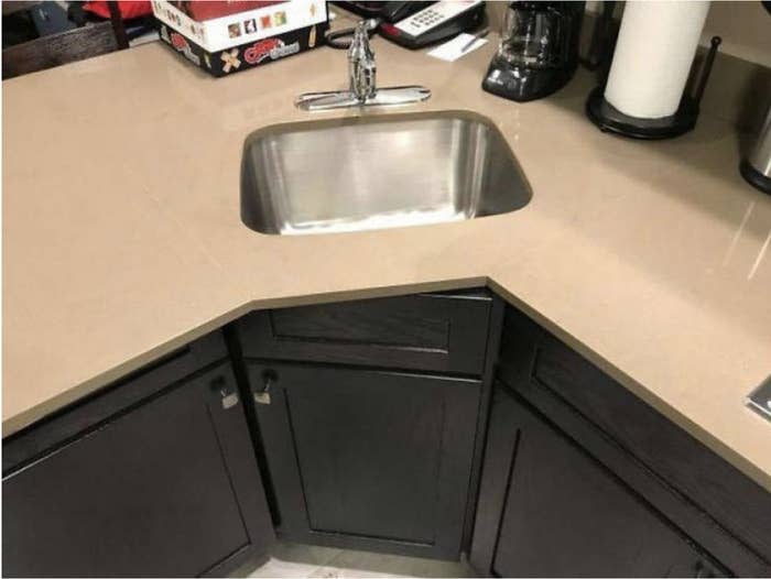 A badly designed countertop