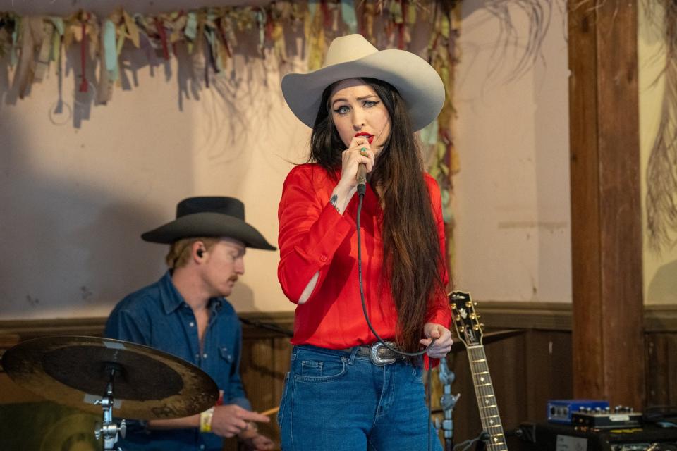 Jaime Wyatt performs at Luck Reunion on March 17, 2023 in Luck, Texas.