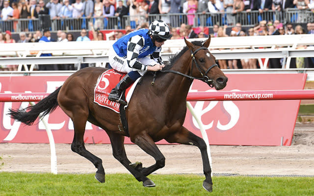 2014 Melbourne Cup winner aiming to assert some creditability over the longer staying distances.