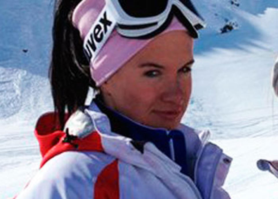 This undated photo provided by the Russian freestyle federation shows Russian skicross racer Maria Komissarova at an unknown location. Russian officials said Komissarova broke and dislocated her spine during an Olympic training accident at the Rosa Khutor Extreme Park in Krasnaya Polyana, Russia, Saturday, Feb. 15, 2014 and was taken into emergency surgery. (AP Photo/Russian freestyle federation)