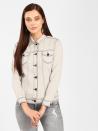 <a href="https://fave.co/2XuDFOt" rel="noopener" target="_blank" data-ylk="slk:BUY HERE;elm:context_link;itc:0;sec:content-canvas" class="link ">BUY HERE</a> Cream coloured denim jacket with contrast details, by Recap from Brand Factory, for Rs. 2,099