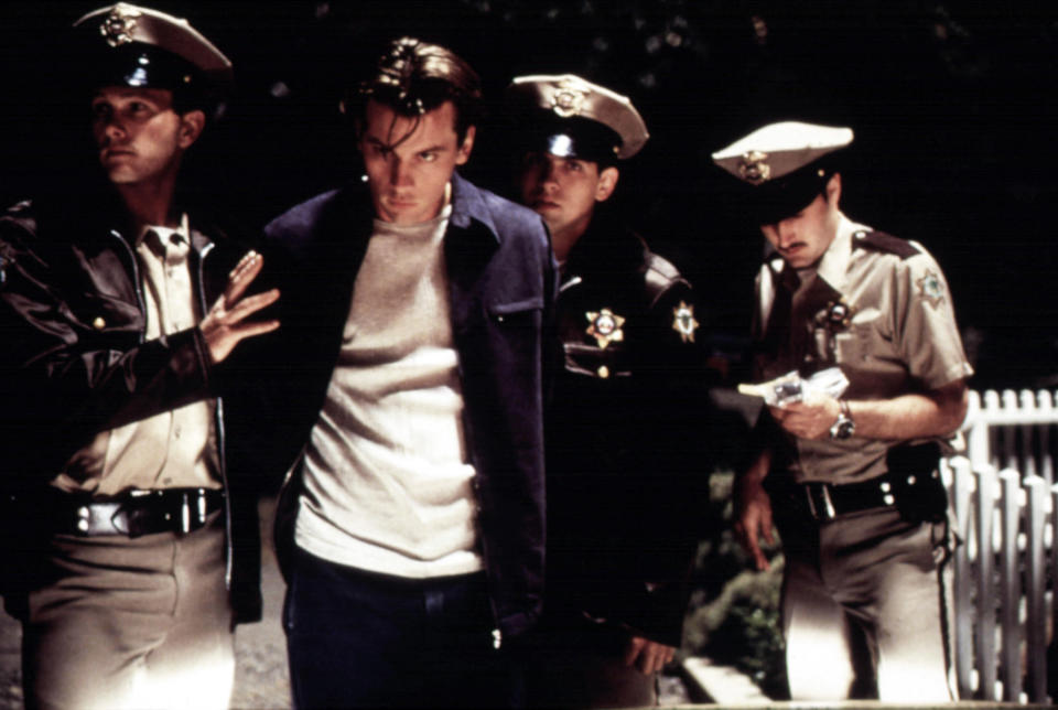 Billy being arrested in Scream