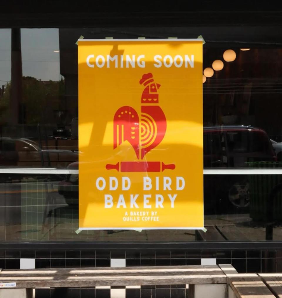 Oddbird Bakery, a bakery by Quills Coffee, is expected to open soon at 1021 Bardstown Road.