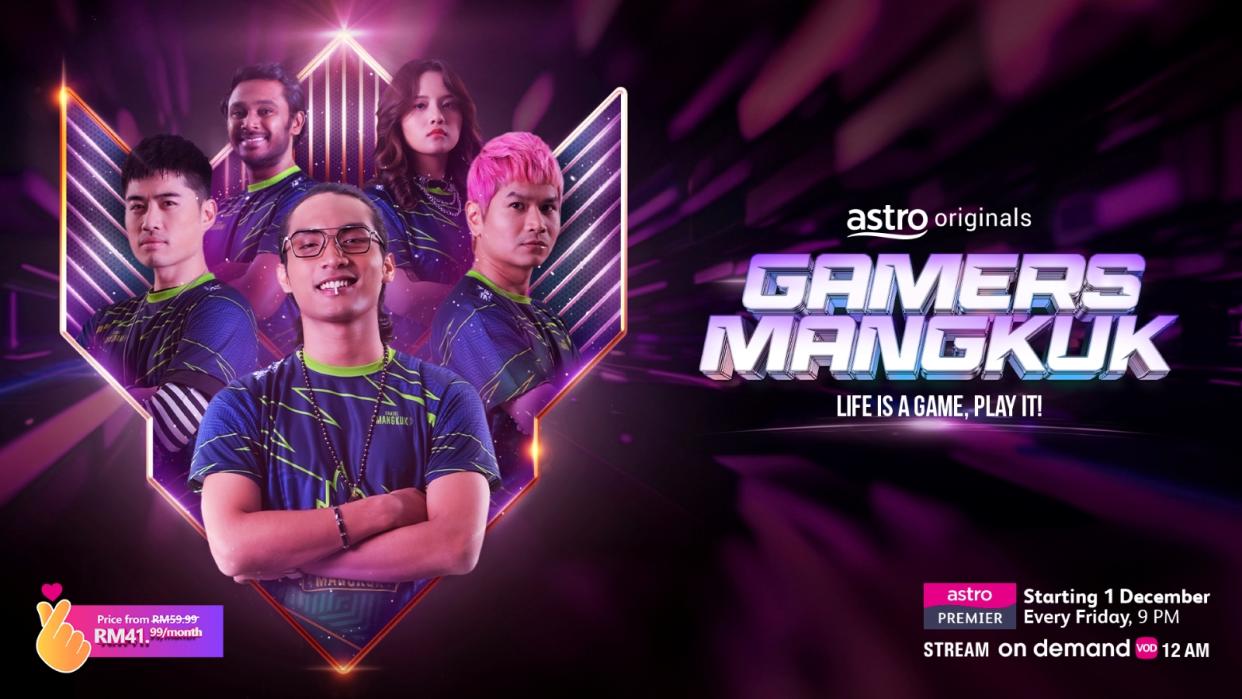 Mobile Legends: Bang Bang developer MOONTON Games has partnered with Malaysian television and streaming provider Astro to produce an eight-episode comedy series centered on MLBB titled 'Gamers Mangkuk'. (Photo: MOONTON Games, Astro Originals)