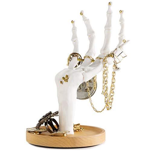 13) Suck UK Skeleton Hand Ring Holder