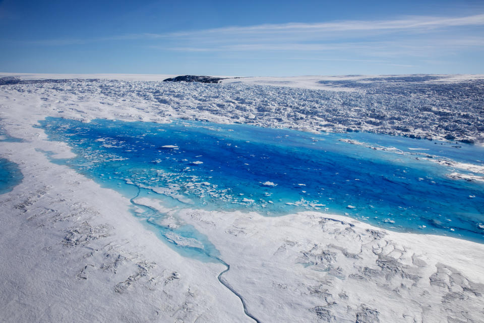 El colapso de un glaciar en Groenlandia muestra los efectos del cambio climático