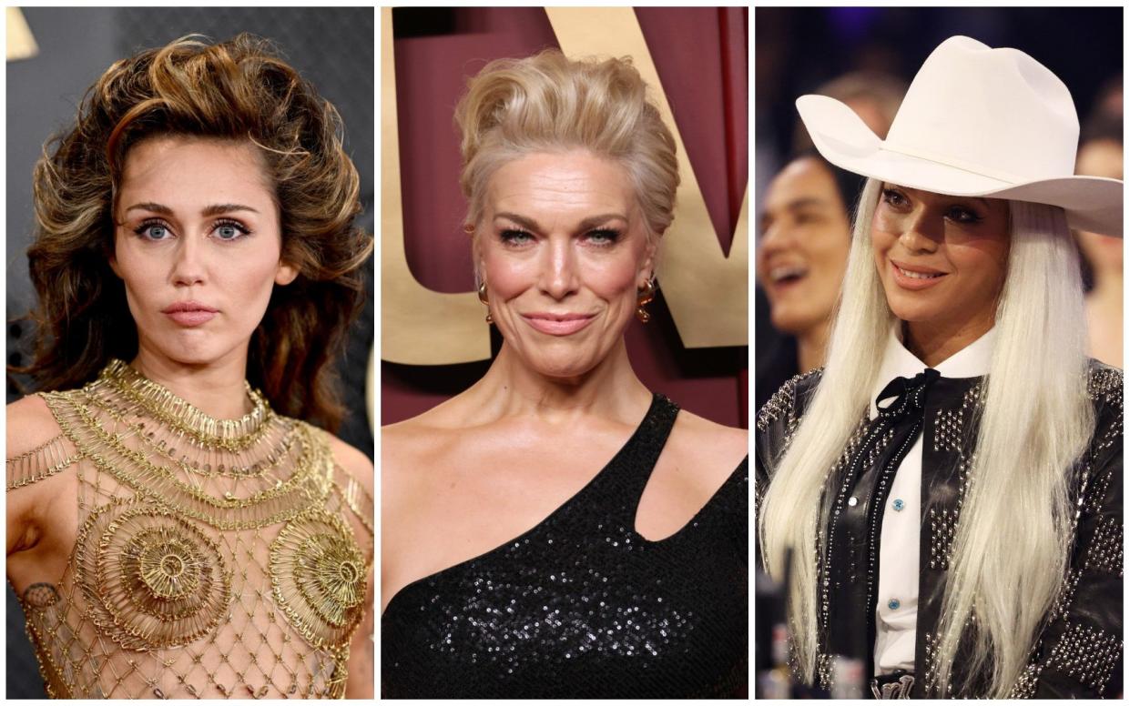 Big is better: Miley Cyrus, Hannah Waddingham and Beyoncé