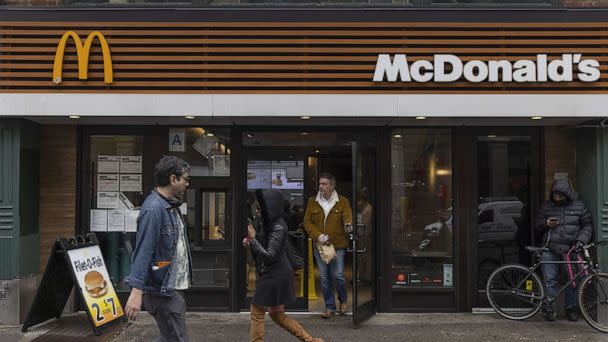 PHOTO: A McDonald's location in New York, April 6, 2023. (Bloomberg via Getty Images)