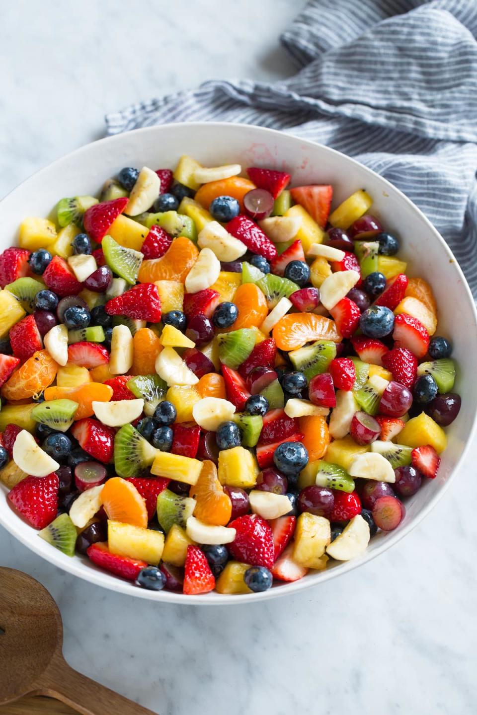 Honey Lime Rainbow Fruit Salad From Cooking Classy