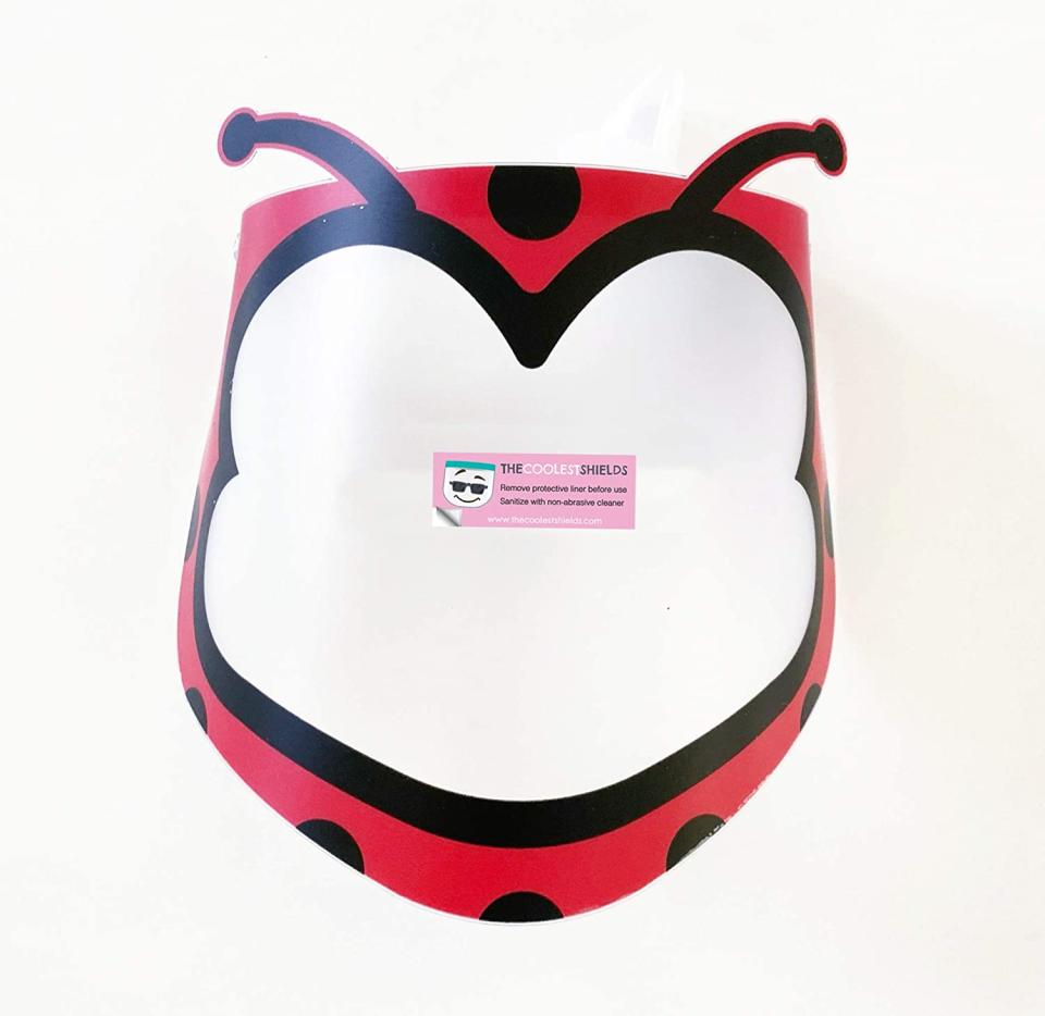 Kiddos will love these face shields shaped like animals and cartoon characters. (Photo: Amazon)