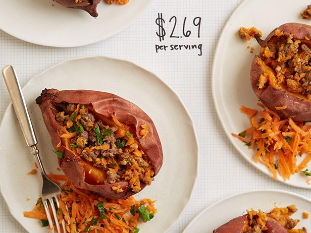 Beefy Stuffed Sweet Potato