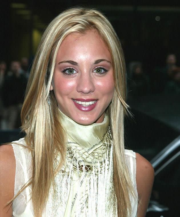 Pictured here in 2002, Kaley's appearance has definitely changed over the years. Photo: Getty images