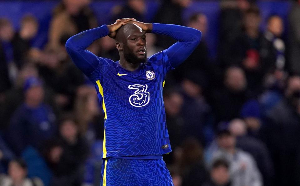 Chelsea's Romelu Lukaku who is expected to be omitted from Chelsea's match squad to face Liverpool at Stamford Bridge on Sunday, - Thomas Tuchel to meet Romelu Lukaku for Chelsea showdown talks on Monday - PA