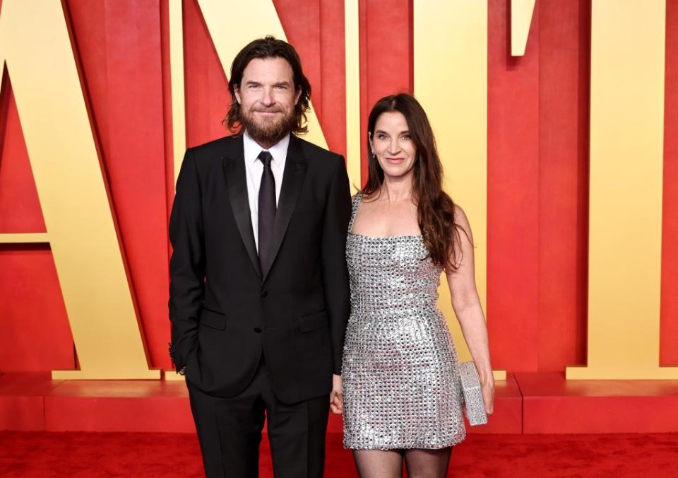 Justin Bateman and Amanda Anka. WireImage