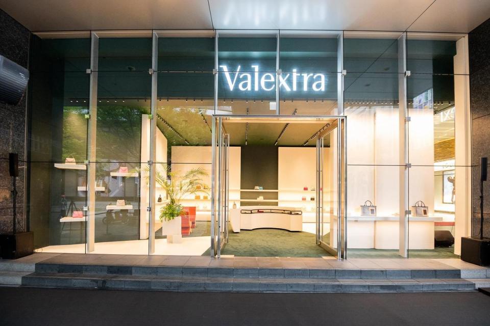 Valextra微風信義旗艦店店鋪。（Valextra提供）