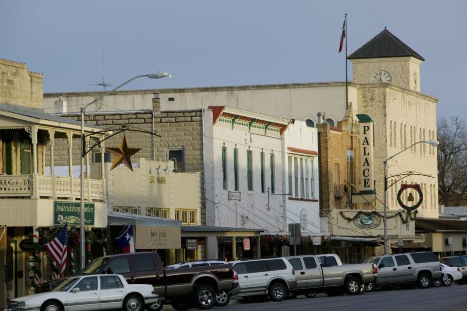 <p>This <a href="http://www.visitfredericksburgtx.com/" rel="nofollow noopener" target="_blank" data-ylk="slk:Texas Hill Country town;elm:context_link;itc:0;sec:content-canvas" class="link ">Texas Hill Country town</a> is home to an eclectic arts community — and plenty of small businesses with local character. There's a big antique mall (<a href="http://www.visitfredericksburgtx.com/shopping/retailer/red-baron-antique-mall/" rel="nofollow noopener" target="_blank" data-ylk="slk:Red Baron Antique Mall;elm:context_link;itc:0;sec:content-canvas" class="link ">Red Baron Antique Mall</a>), but there's also a shop with finer finds (<a href="http://www.larryjacksonantiques.com/" rel="nofollow noopener" target="_blank" data-ylk="slk:Larry Jackson Fine Art & Antiques;elm:context_link;itc:0;sec:content-canvas" class="link ">Larry Jackson Fine Art & Antiques</a>). </p>