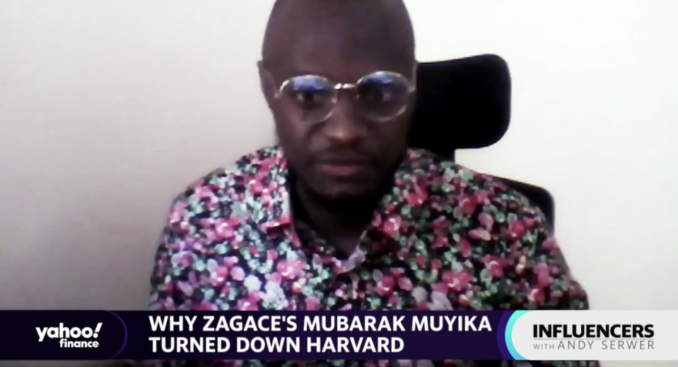 Mubarak Muyika, founder of the enterprise software company Zagace, speaks with Yahoo Finance Editor-in-Chief Andy Sewer on an episode of "Influencers with Andy Serwer."