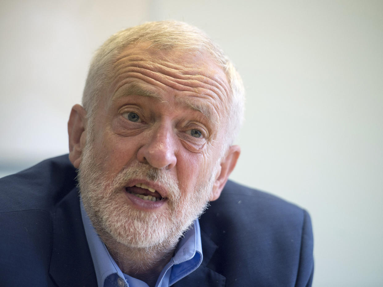 Jeremy Corbyn said Donald Trump 'should unequivocally condemn those who want to reverse the achievements of the civil rights movement': PA