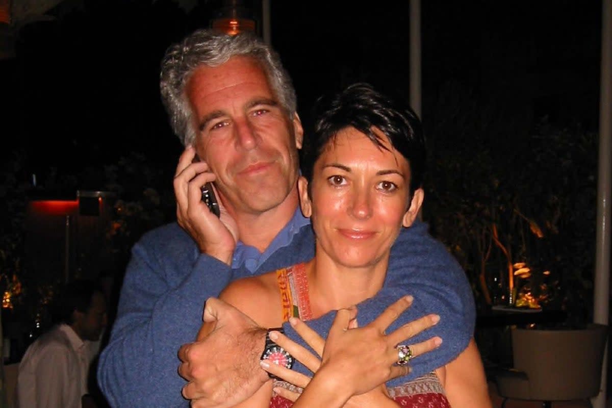 Ghislaine Maxwell with Jeffrey Epstein (PA)