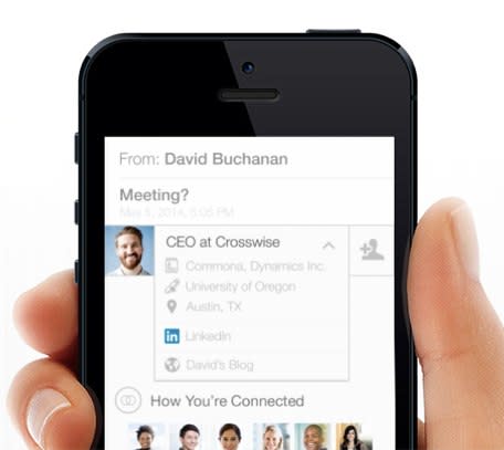 Screenshot of LinkedIn Intro