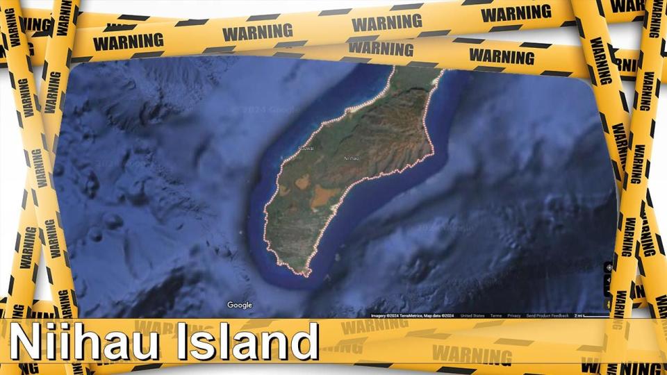 17. Niihau Island - Up to $1,000 penalty. Investing.com says about 84 people live on the Hawaiian island, each are native to the state and have their own dialect of the language. It is privately owned.