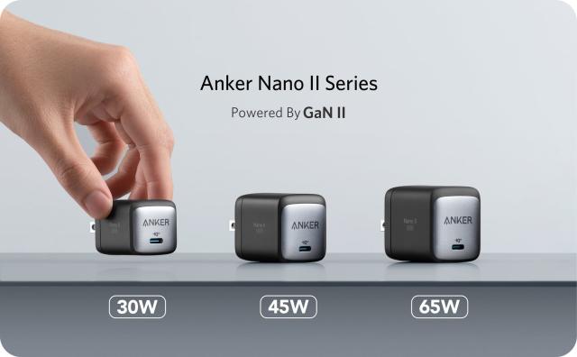 Anker 的第二代GaN 充電器體積更小但效率更高