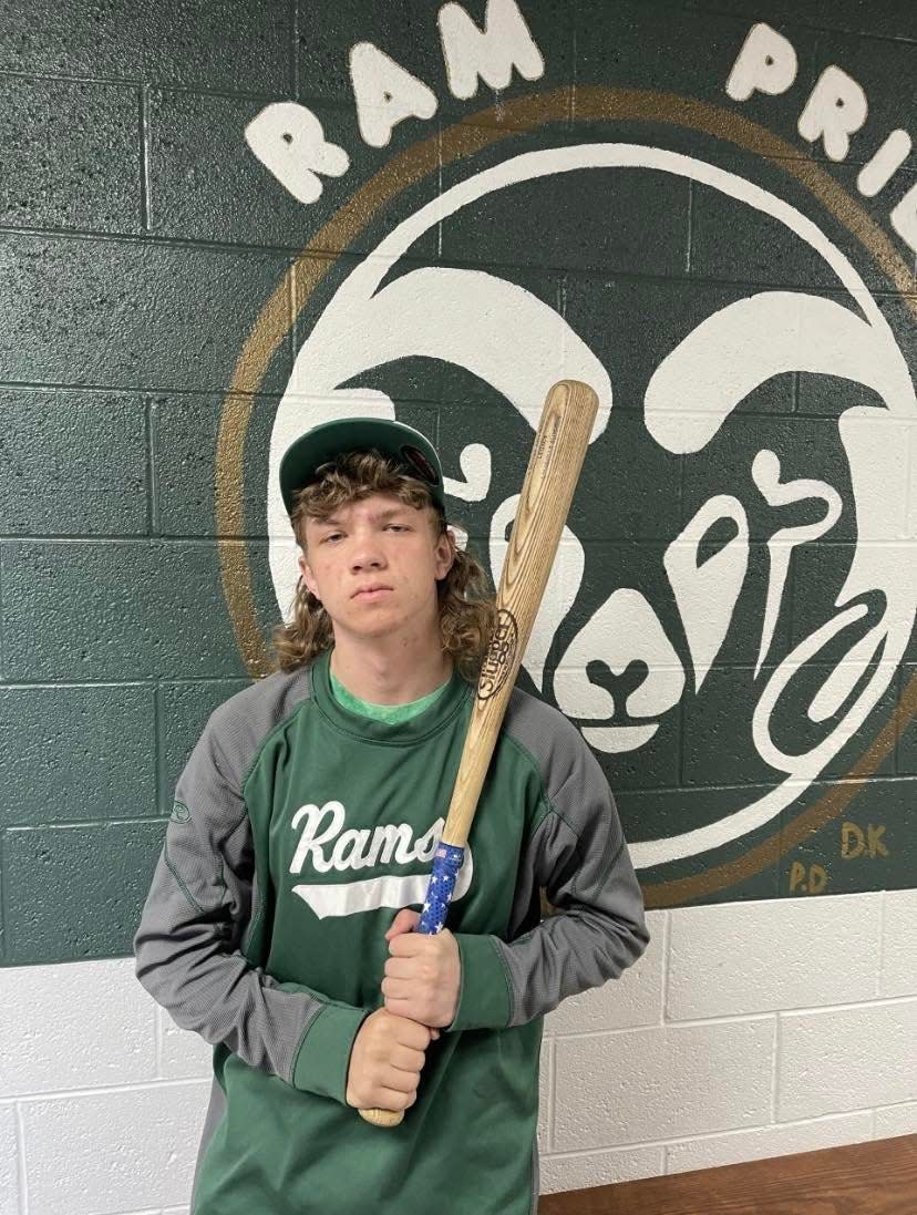 North Adams-Jerome junior Nolan Paradine looks to be the top returning hitter for the Rams this season after earning 2023 dream team honors.