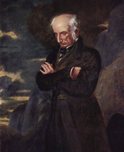 ‘Wordsworth on Helvellyn,’ a mountain in the Lake District (1842), by Benjamin Robert Haydon. <a href="https://en.wikipedia.org/wiki/William_Wordsworth#/media/File:Wordsworth_on_Helvellyn_by_Benjamin_Robert_Haydon.jpg" rel="nofollow noopener" target="_blank" data-ylk="slk:Wikipedia;elm:context_link;itc:0;sec:content-canvas" class="link ">Wikipedia</a>