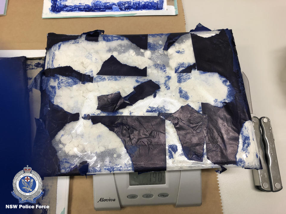 Vaucluse man charged in Sydney after cocaine found in children's books. Source: NSW Police