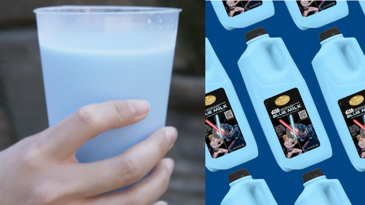 blue milk