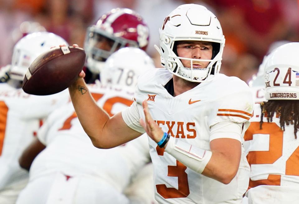 Will Quinn Ewers and the Texas Longhorns challenge for the SEC title in their first season in the conference? SEC Championship odds think so.