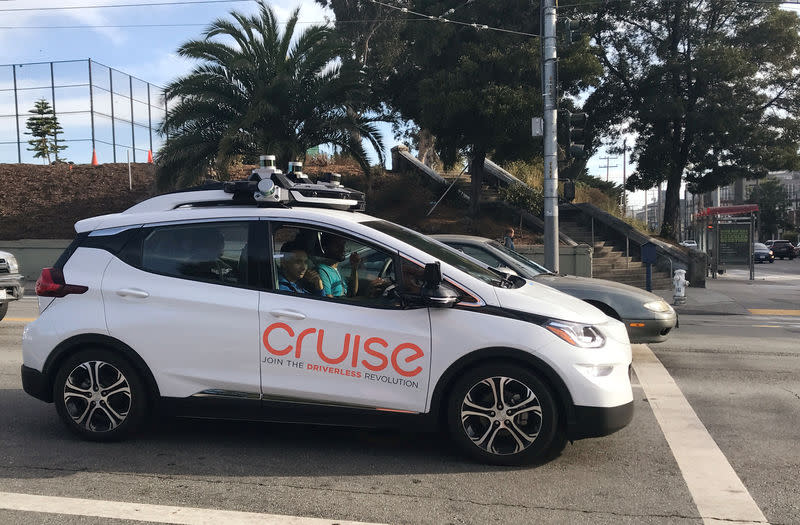 A self-driving Chevy Bolt in San Francisco (Reuters)