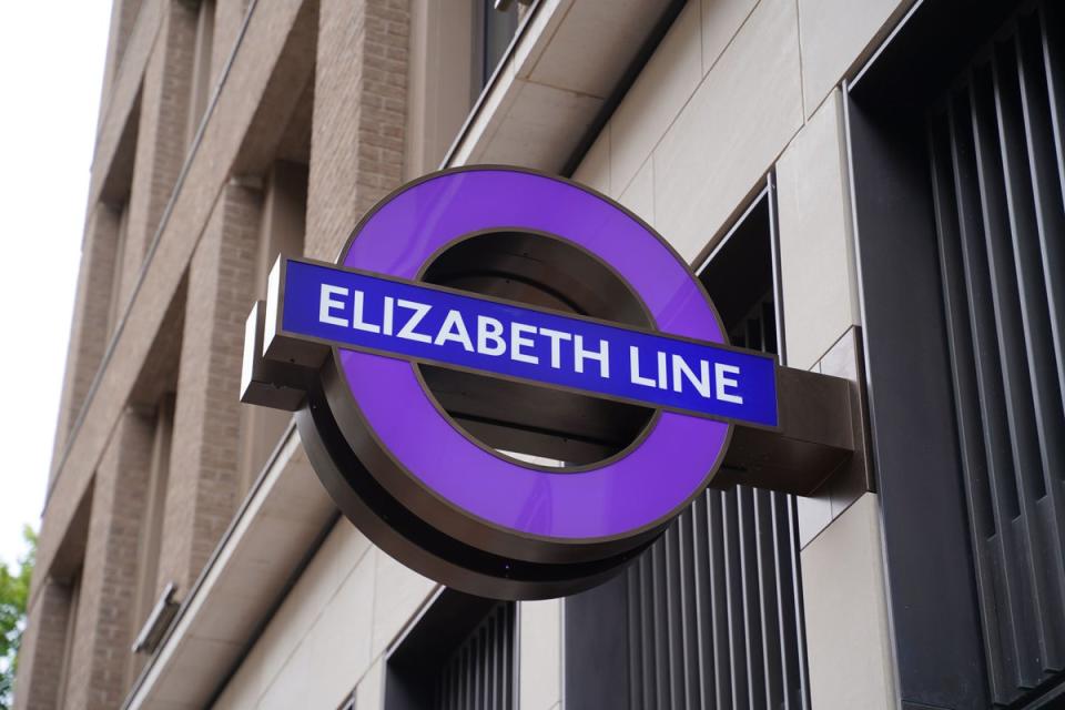 The Elizabeth line opened to passengers in 2022 and quickly became one of the country’s most used railway services (PA Media)