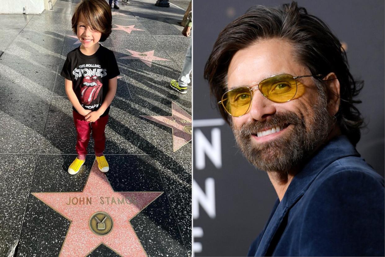 https://www.instagram.com/p/ClUx3fxpW73/ johnstamos Verified He wanted to know why this was so much smaller than the one in our driveway. “If you would have told me!”; LOS ANGELES, CALIFORNIA - NOVEMBER 20: John Stamos attends the Disney+ "Elton John Live: Farewell From Dodger Stadium" Yellow Brick Road Event at Dodger Stadium on November 20, 2022 in Los Angeles, California. (Photo by Michael Tullberg/Getty Images)