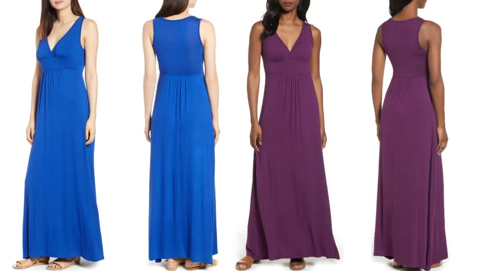 Loveappella V-Neck Jersey Maxi Dress - Nordstrom, $48 (originally $68)