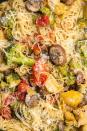 <p>When in doubt, roast the <a href="https://www.delish.com/uk/food-news/a29187765/how-to-keep-veg-fruit-fresh/" rel="nofollow noopener" target="_blank" data-ylk="slk:vegetables;elm:context_link;itc:0;sec:content-canvas" class="link ">vegetables</a>. It magnifies the flavour of anything—broccoli! mushrooms! cherry tomatoes!—tenfold. </p><p>Get the <a href="https://www.delish.com/uk/cooking/recipes/a32014735/angel-hair-primavera-recipe/" rel="nofollow noopener" target="_blank" data-ylk="slk:Angel Hair Primavera Pasta;elm:context_link;itc:0;sec:content-canvas" class="link ">Angel Hair Primavera Pasta</a> recipe. </p>