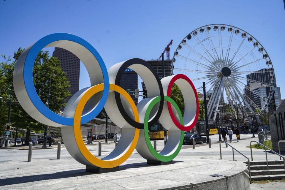 Take a selfie with The Spectacular at Centennial Olympic Park.