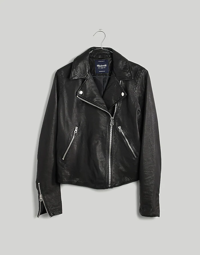 <p><a href="https://go.redirectingat.com?id=74968X1596630&url=https%3A%2F%2Fwww.madewell.com%2Fwashed-leather-motorcycle-jacket-E0488.html&sref=https%3A%2F%2Fwww.oprahdaily.com%2Fstyle%2Fg28185294%2Fbest-leather-jackets-women%2F" rel="nofollow noopener" target="_blank" data-ylk="slk:Shop Now;elm:context_link;itc:0;sec:content-canvas" class="link ">Shop Now</a></p><p>Washed Leather Motorcycle Jacket</p><p>madewell.com</p><p>$498.00</p><span class="copyright">Madewell</span>
