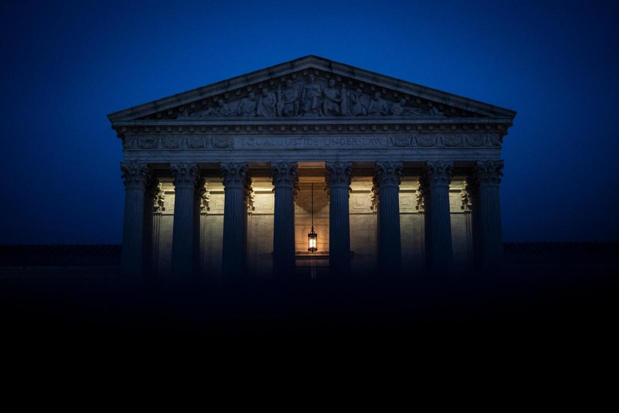 <span>The mifepristone case is the first major abortion case to make it back to the supreme court since it overturned Roe v Wade.</span><span>Photograph: Jabin Botsford/The Washington Post via Getty Images</span>