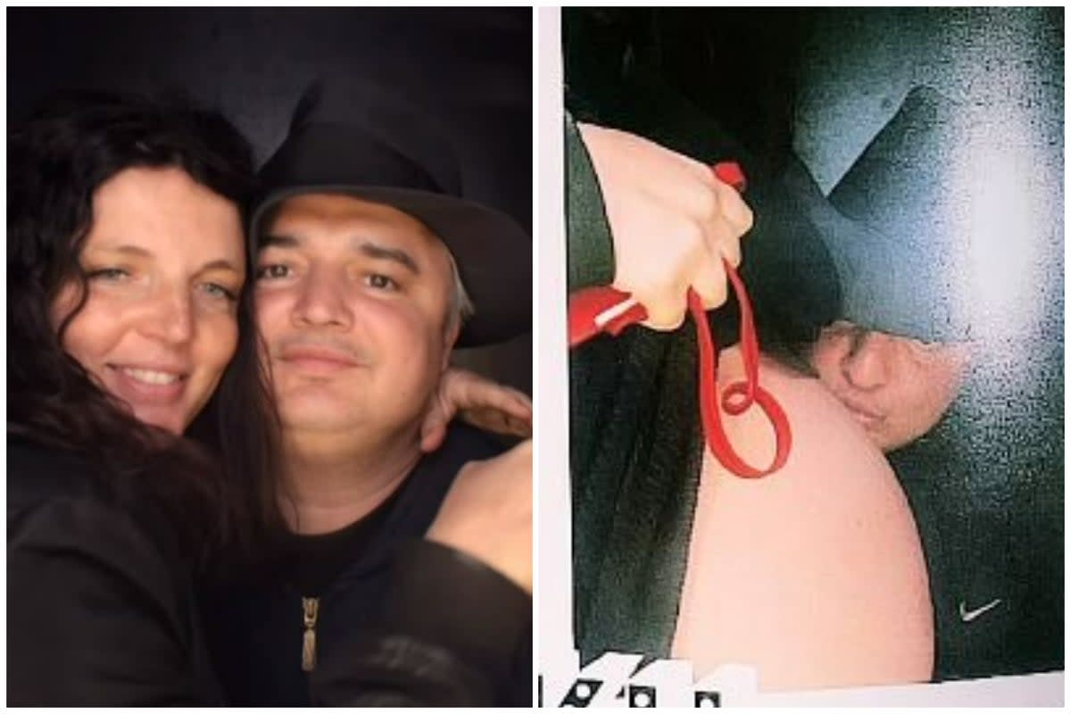 Pete Doherty and wife Katia de Vidas have shown off her baby bump for the first time  (Instagram)