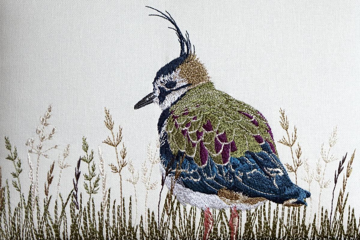 An embroidered lapwing <i>(Image: Kerry Pilkington)</i>