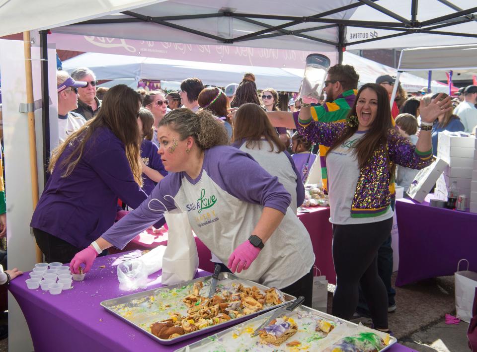 Here are some scenes from the inaugural the Bayou King Cake Festival, held Saturday, Feb. 4, 2023, in downtown Thibodaux.