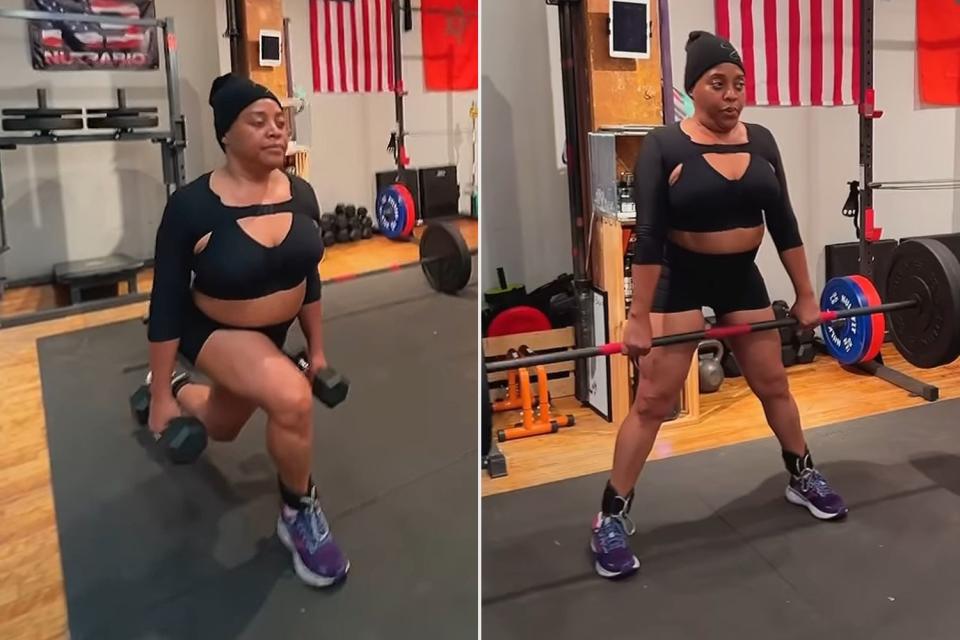 <p>Sherri Shepherd/Instagram</p> Sherri Shepherd shares her gym workout