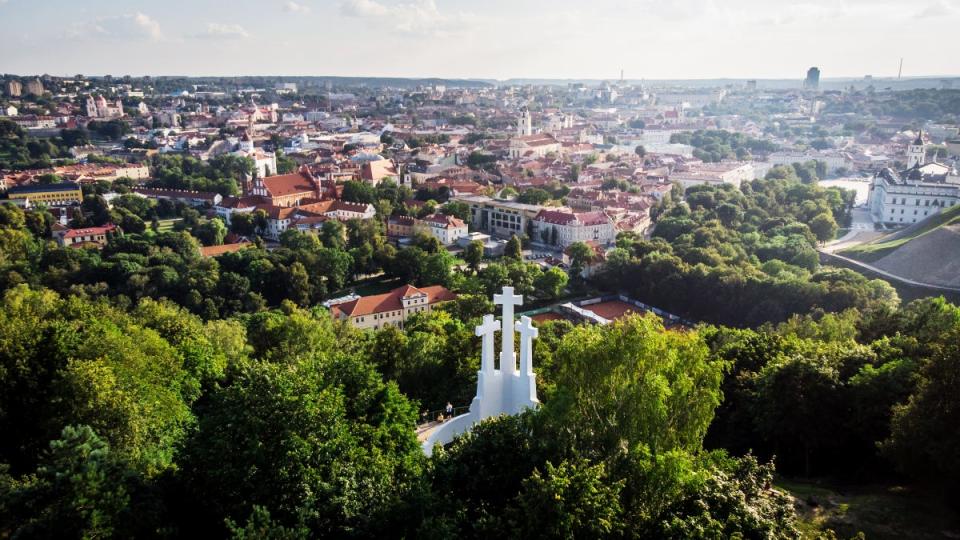 The best views are from the Hill of Three Crosses (Go Vilnius)